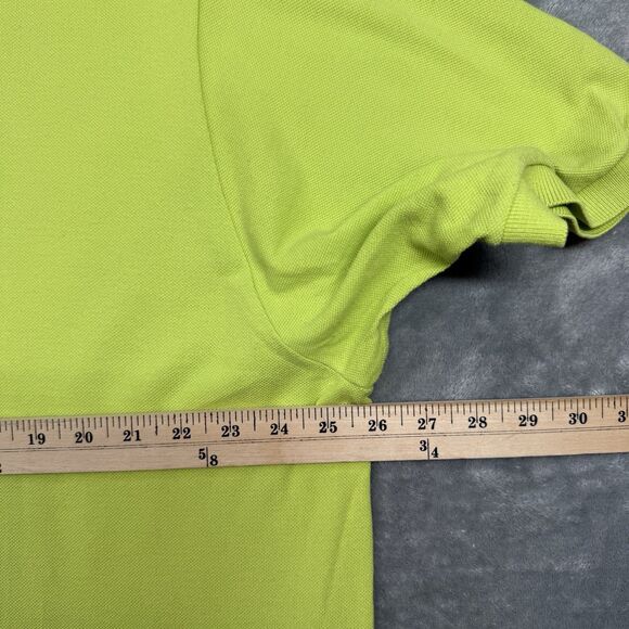 Lacoste Polo Short Men’s XXL Green Cotton Short Sleeve Logo Golf Casual 5191L - Picture 6 of 7